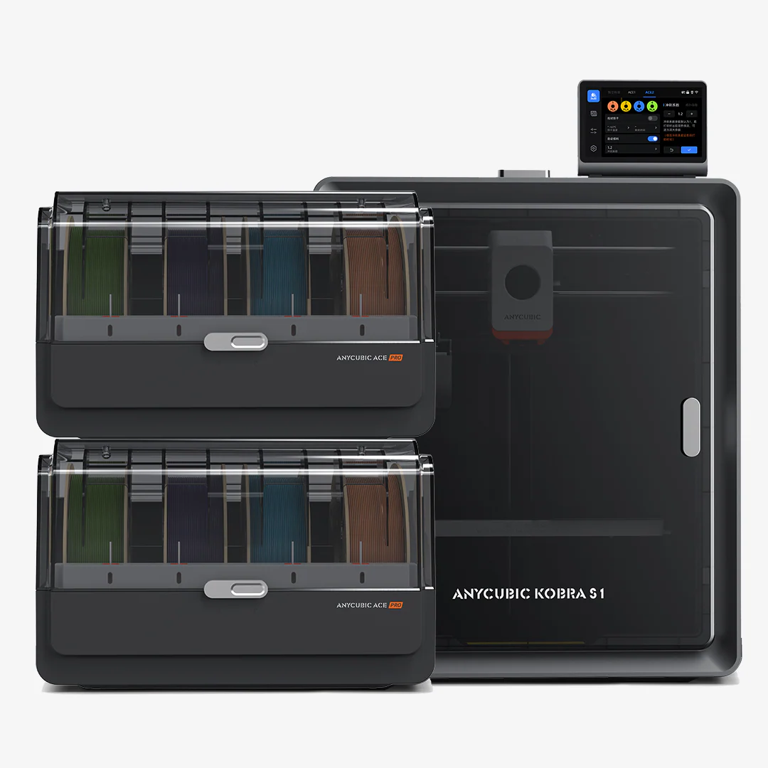 Anycubic Kobra S1 Combo Imprimante 3D – 4 Couleurs Éblouissantes, Séchage Intelligent Pendant l'Impression, Caméra Intégrée, Vitesse 600 mm/s, Buse 320 ℃ Anti-Obstruction - Image 5