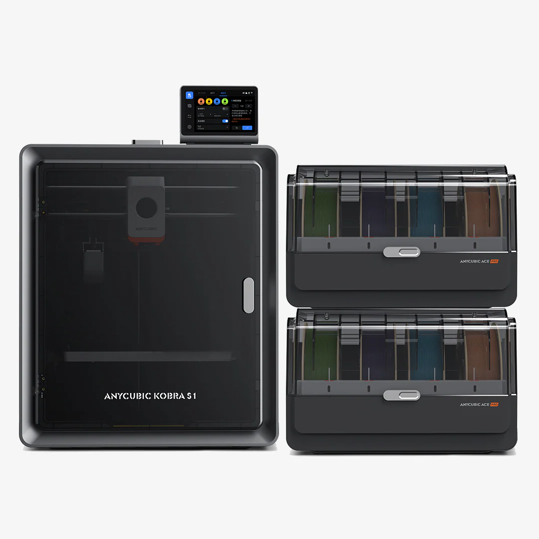 Anycubic Kobra S1 Combo Imprimante 3D – 4 Couleurs Éblouissantes, Séchage Intelligent Pendant l'Impression, Caméra Intégrée, Vitesse 600 mm/s, Buse 320 ℃ Anti-Obstruction - Image 7