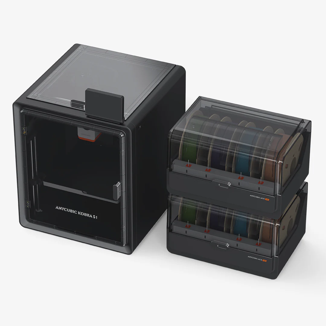Anycubic Kobra S1 Combo Imprimante 3D – 4 Couleurs Éblouissantes, Séchage Intelligent Pendant l'Impression, Caméra Intégrée, Vitesse 600 mm/s, Buse 320 ℃ Anti-Obstruction - Image 9