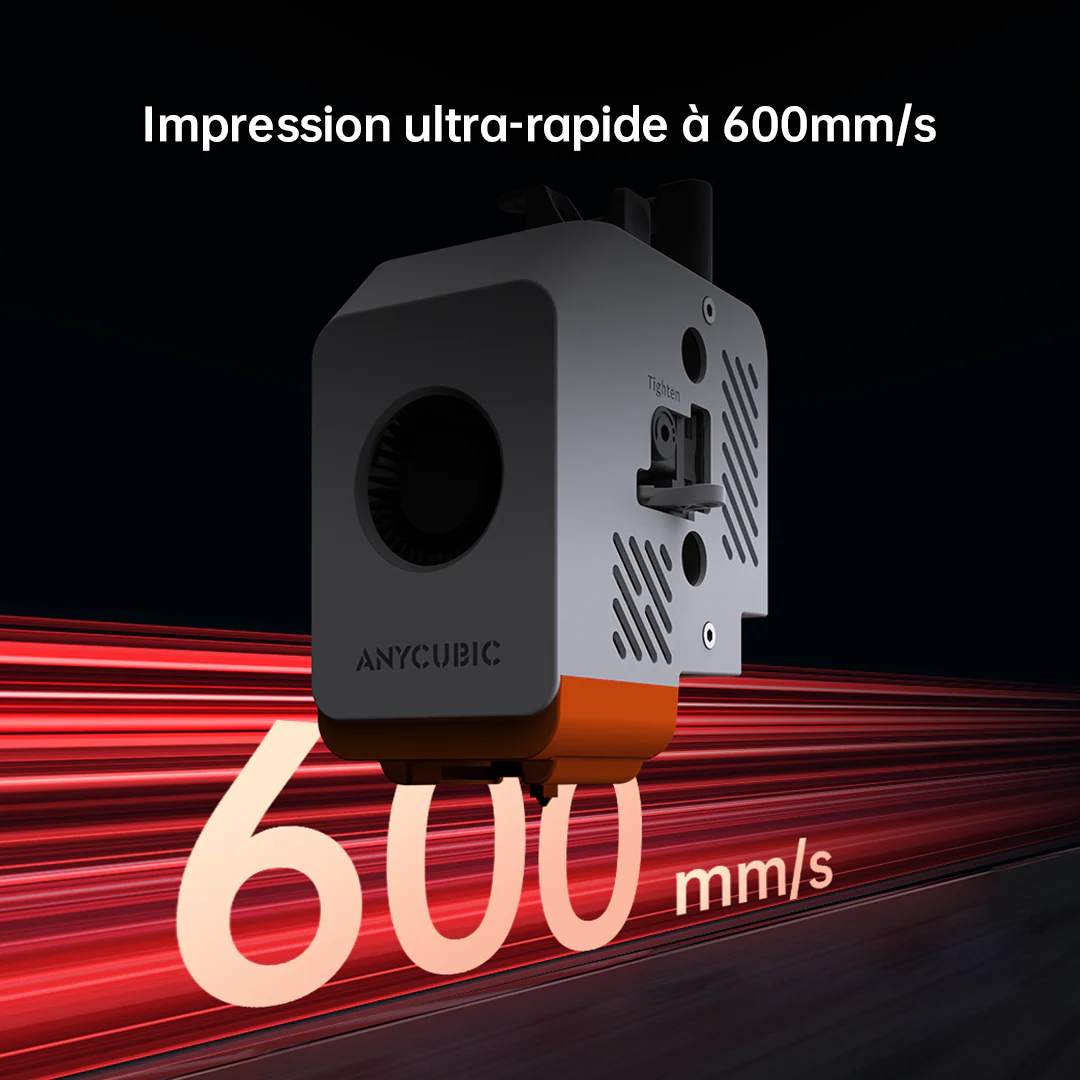 Anycubic Kobra S1 Combo Imprimante 3D – 4 Couleurs Éblouissantes, Séchage Intelligent Pendant l'Impression, Caméra Intégrée, Vitesse 600 mm/s, Buse 320 ℃ Anti-Obstruction - Image 13