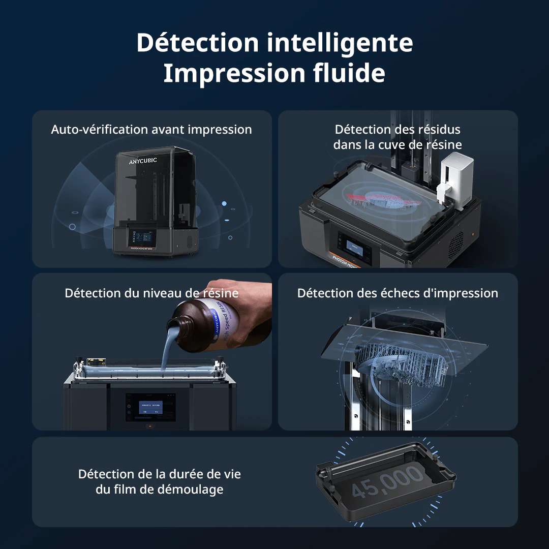 Anycubic Photon Mono M7 MAX Imprimante 3D à résine, grande imprimante à résine 7K de 13,6 pouces - Image 13