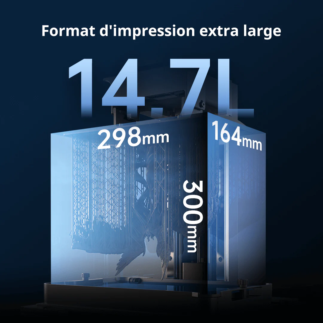 Anycubic Photon Mono M7 MAX Imprimante 3D à résine, grande imprimante à résine 7K de 13,6 pouces - Image 6