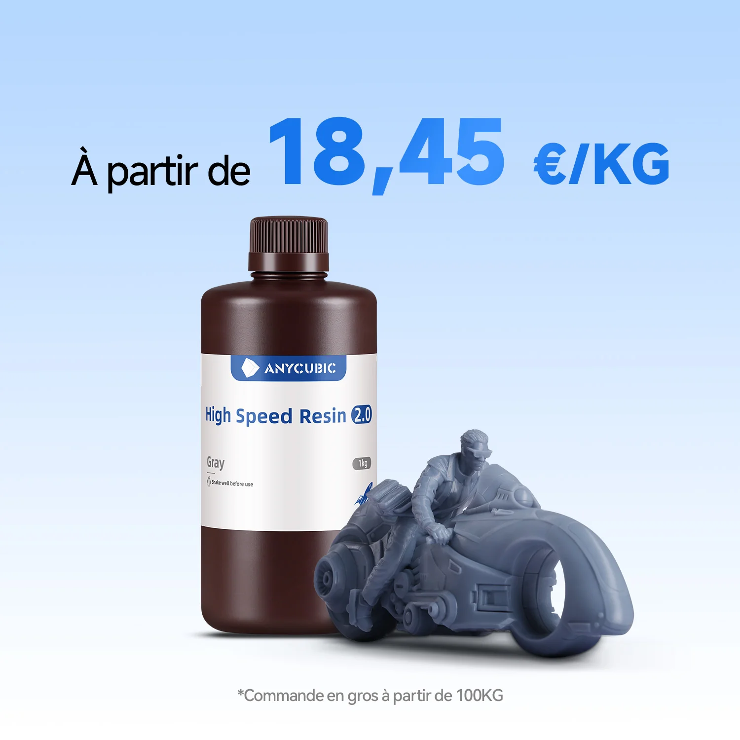 Résine Haute Vitesse 2.0 10-100KG